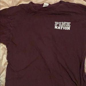Pink Nation Maroon Spirt Jersey